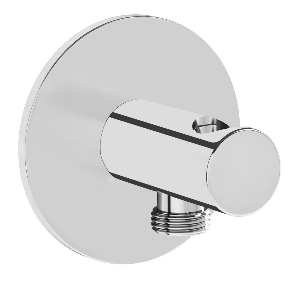VitrA Origin Chrome Shower Wall Outlet and Bracket