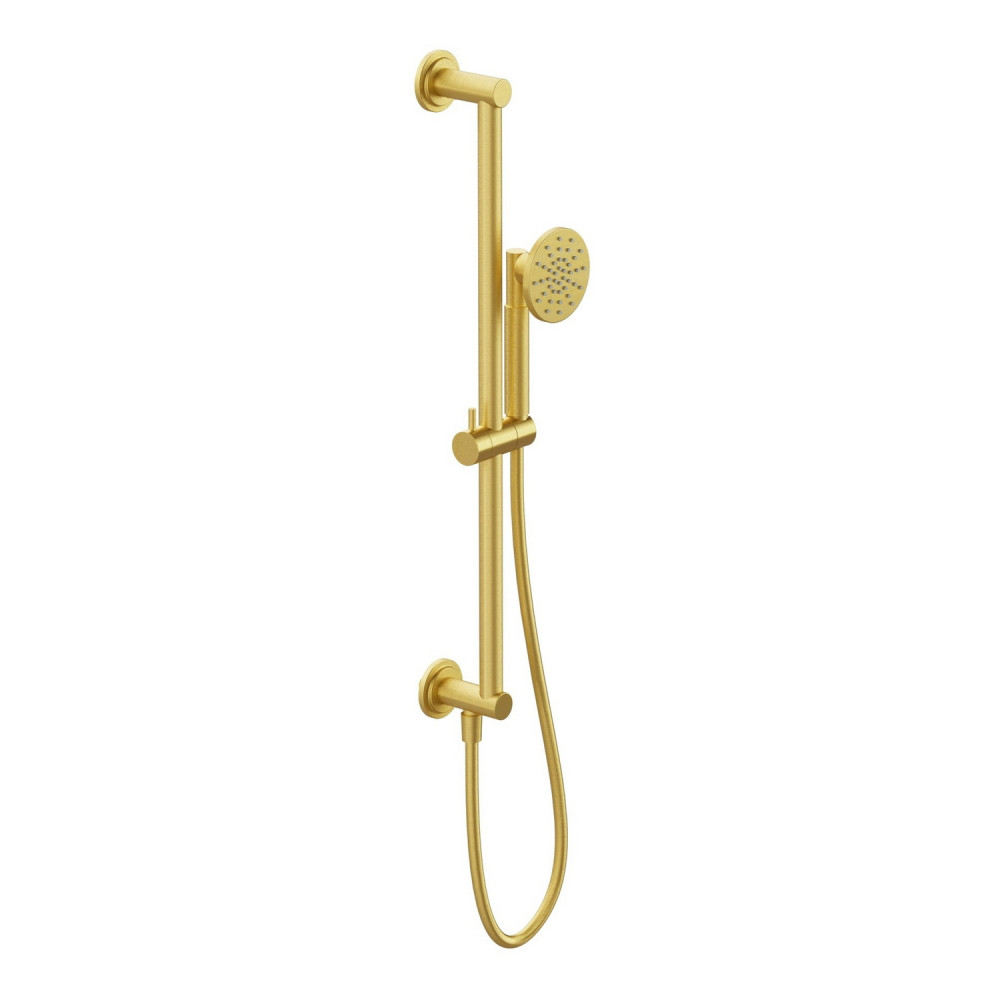 VitrA Origin Classic Brushed Gold Slide Rail Kit and Handset
