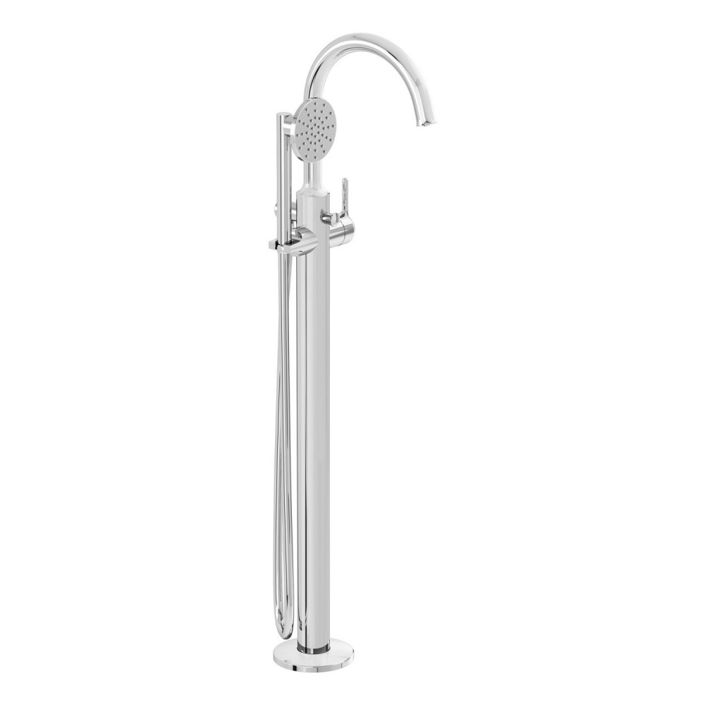 VitrA Origin Classic Freestanding Bath Shower Mixer in Chrome
