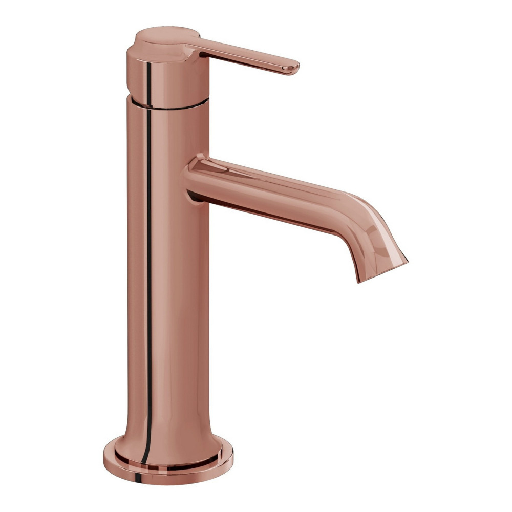 VitrA Origin Classic Soft Copper Basin Mixer with Top Handle
