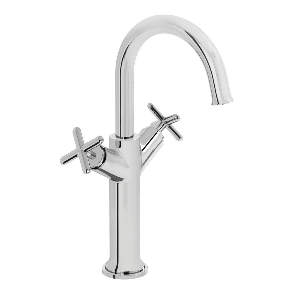 VitrA Origin Classic Tall Basin Mixer in Chrome