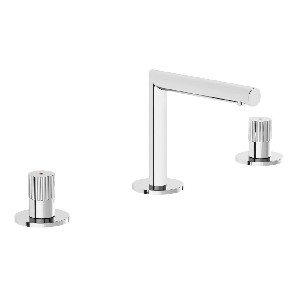 VitrA Origin Deck Mounted 3TH Basin Mixer in Chrome