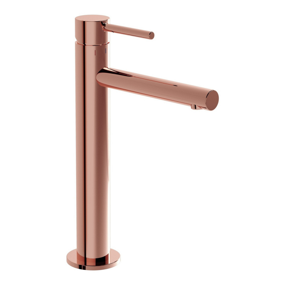 VitrA Origin Tall Basin Mixer in Soft Copper