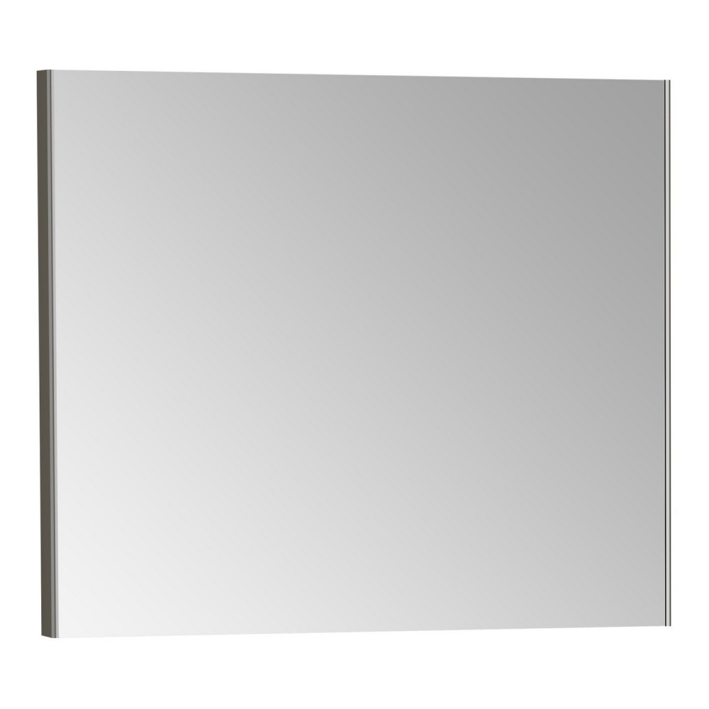 VitrA Rectangular 800 x 700mm Brushed Chrome Bathroom Mirror