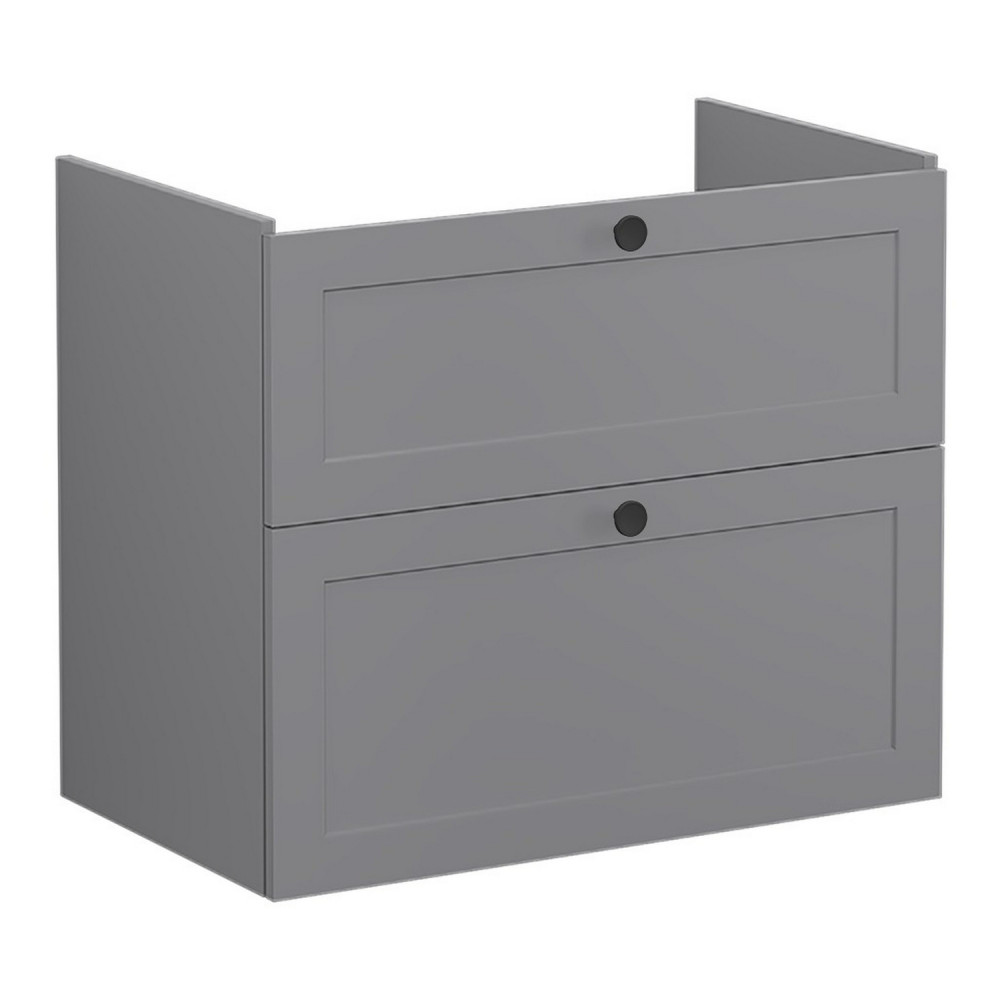 VitrA Root Classic 800mm Matt Grey Wall Hung Vanity Unit and Basin