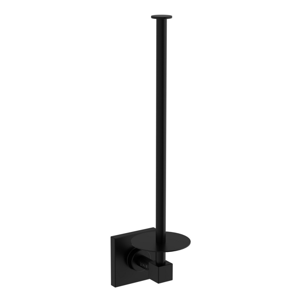 VitrA Root Matt Black Spare Toilet Roll Holder