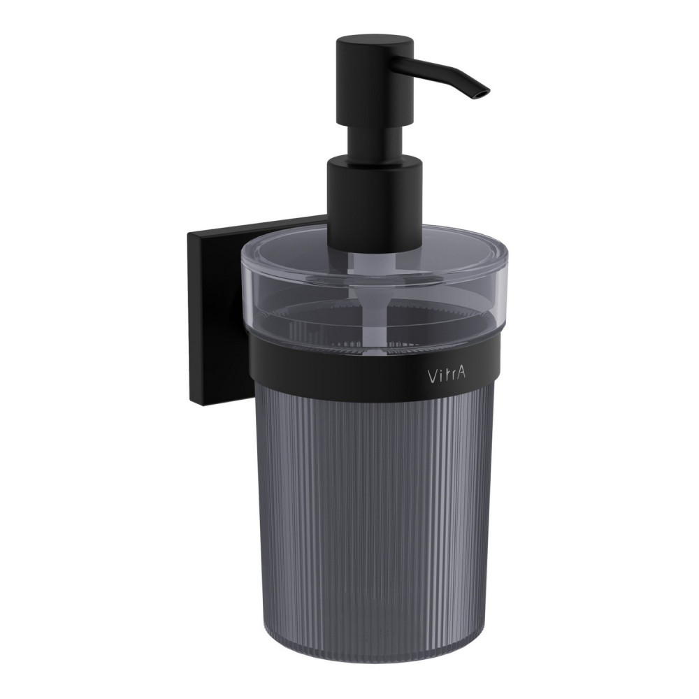 VitrA Root Matt Black Wall Mounted Soap Dispenser