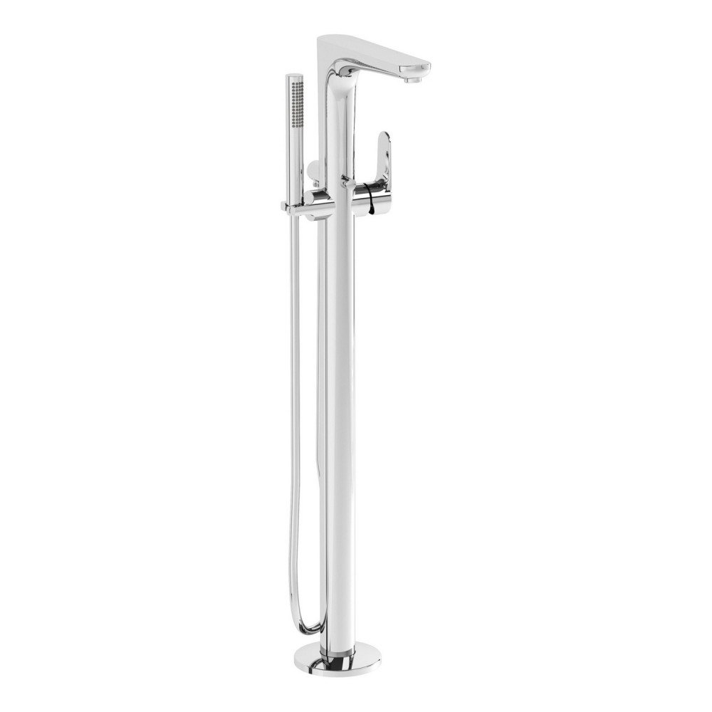VitrA Root Round Chrome Freestanding Bath Shower Mixer