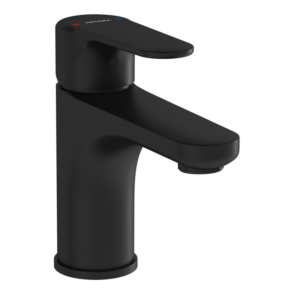 VitrA Root Round Matt Black Mini Basin Mixer