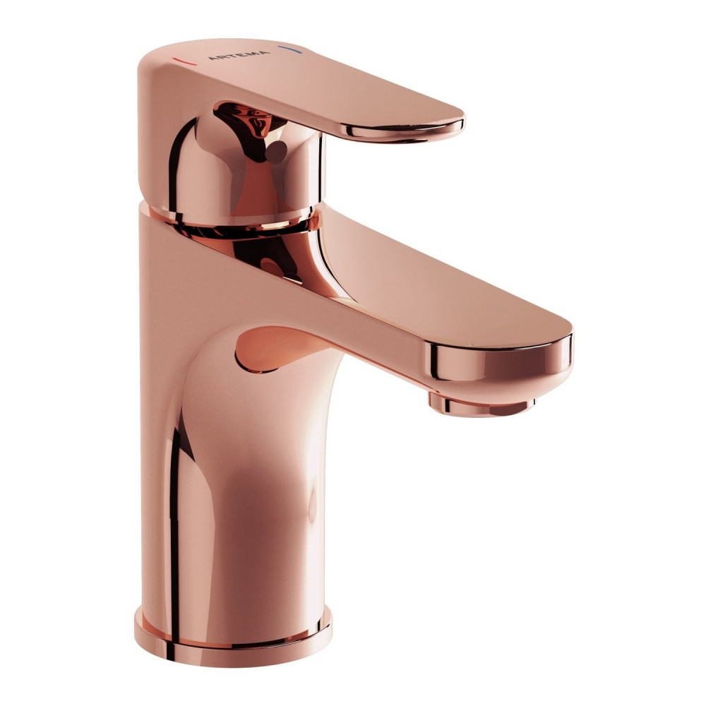VitrA Root Round Soft Copper Mini Basin Mixer