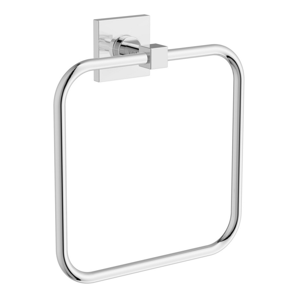 VitrA Root Square Chrome Towel Ring