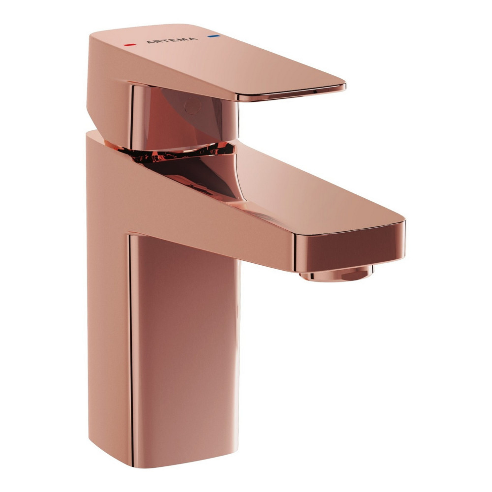 VitrA Root Square Soft Copper Mini Basin Mixer
