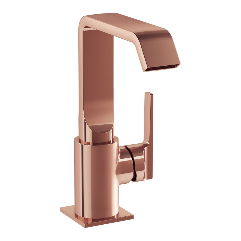 VitrA Suit Basin Mixer with Side Handle in Soft Copper