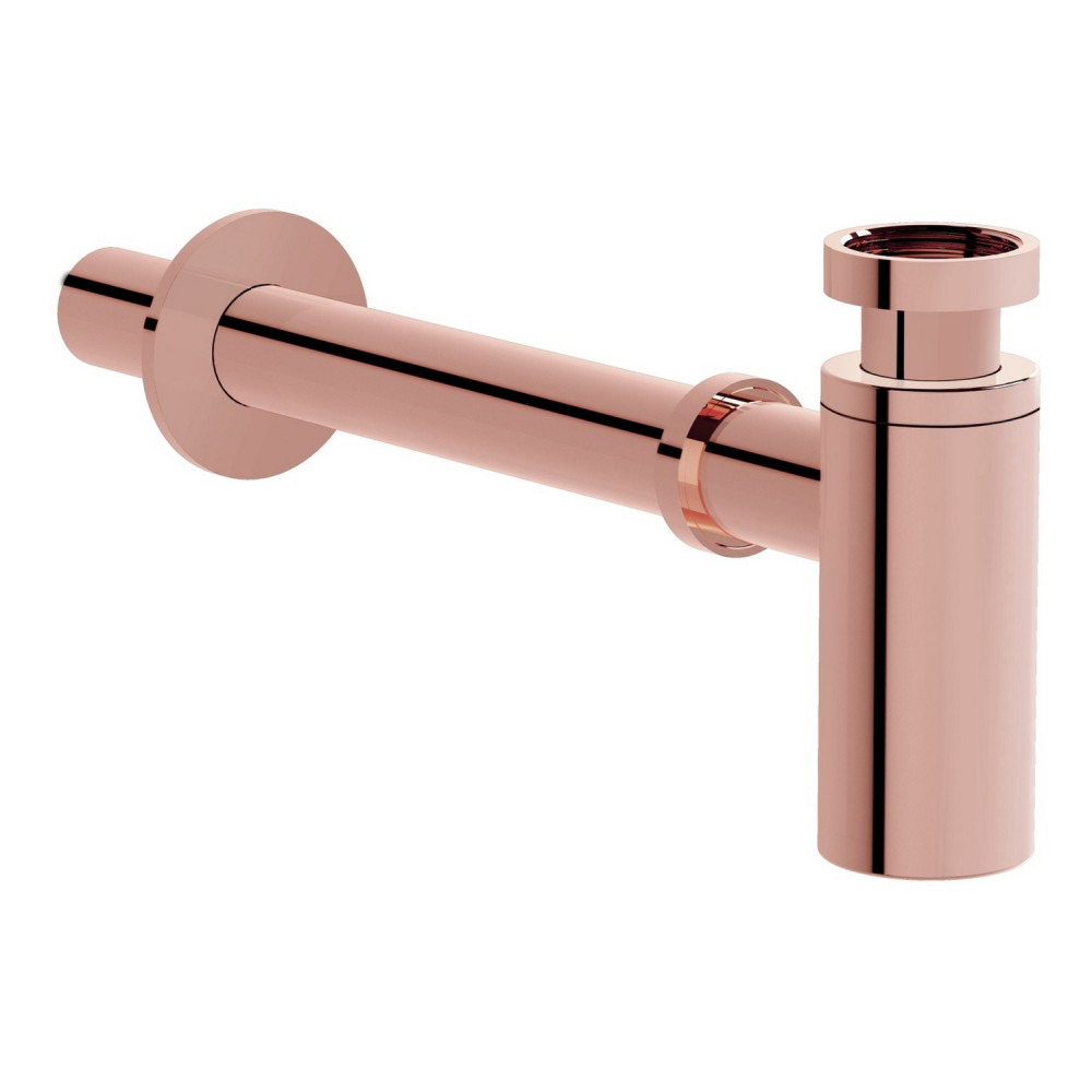 VitrA Universal Basin Bottle Trap in Soft Copper