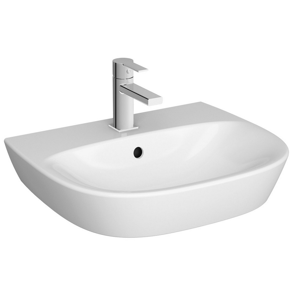VitrA Zentrum 550mm 1TH Wall Hung Basin