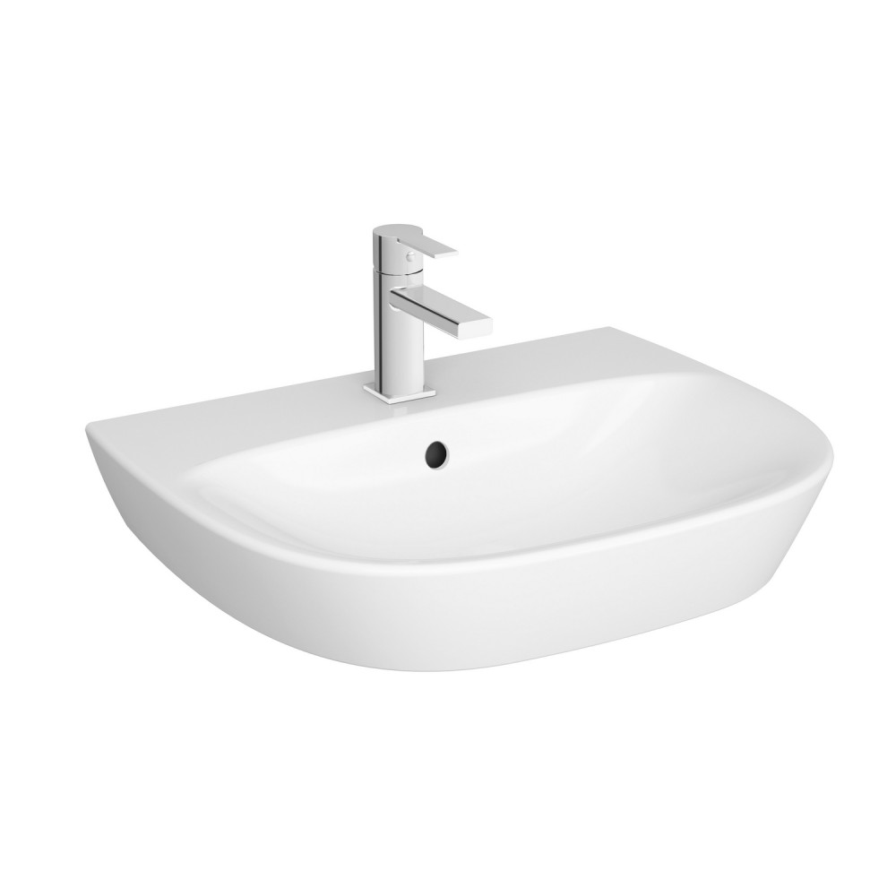 VitrA Zentrum 600mm 1TH Wall Hung Basin