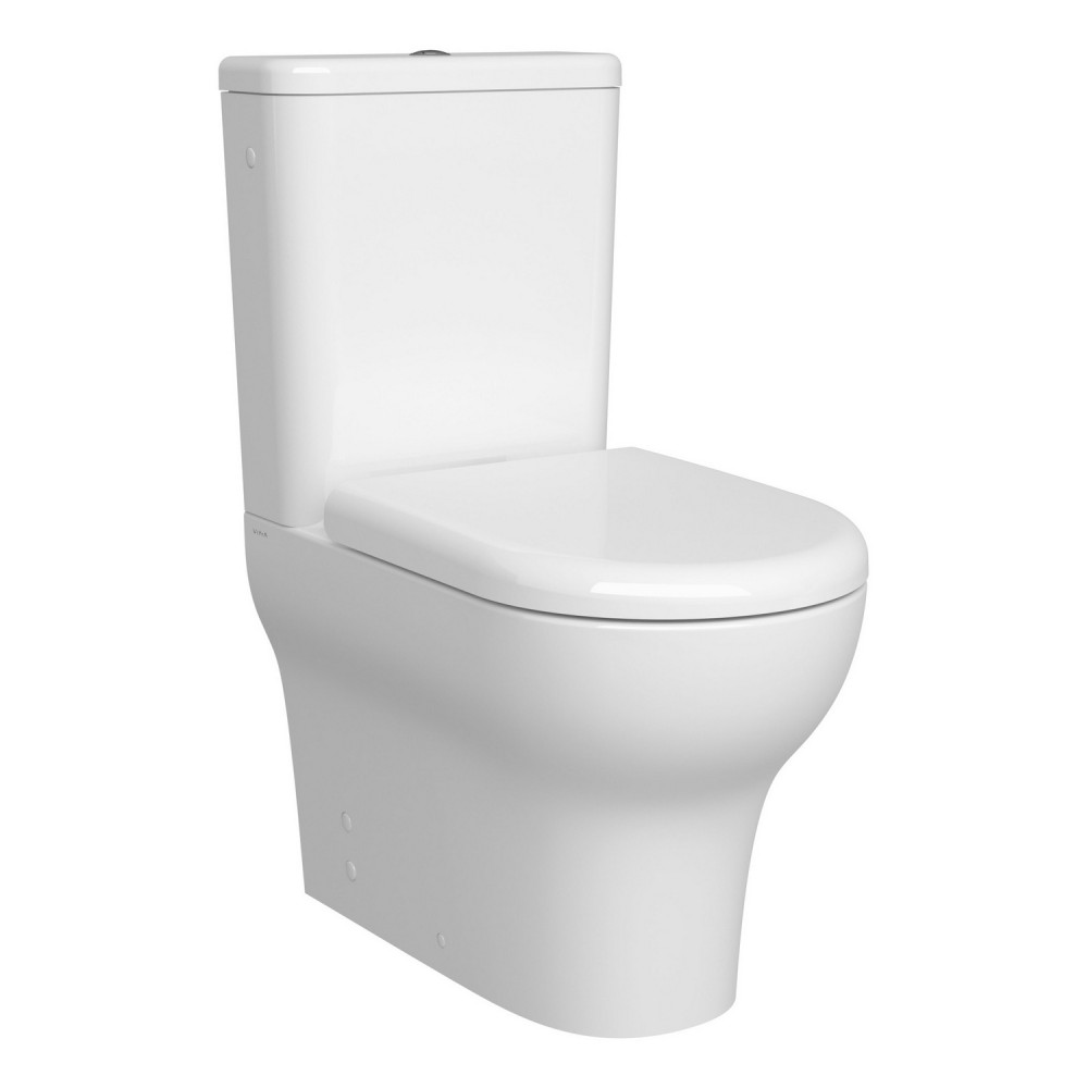 VitrA Zentrum Close Coupled Back to Wall Rimless WC Pan and Seat