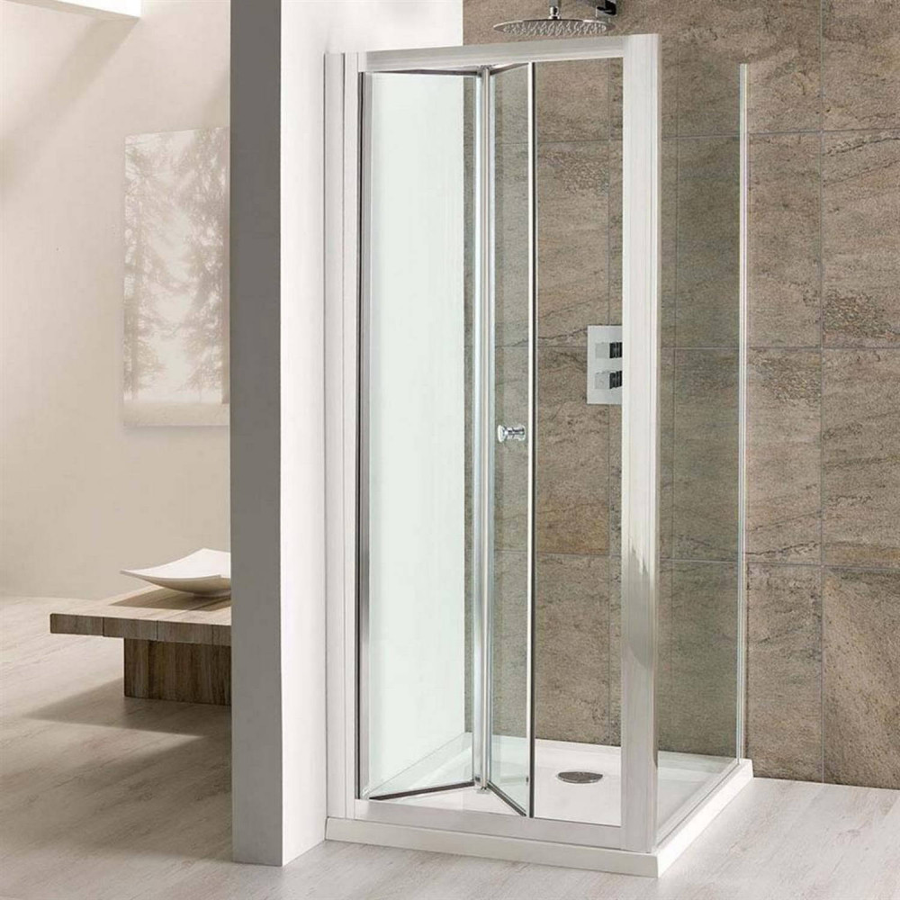 Volente Chrome 700mm Bifold Shower Door