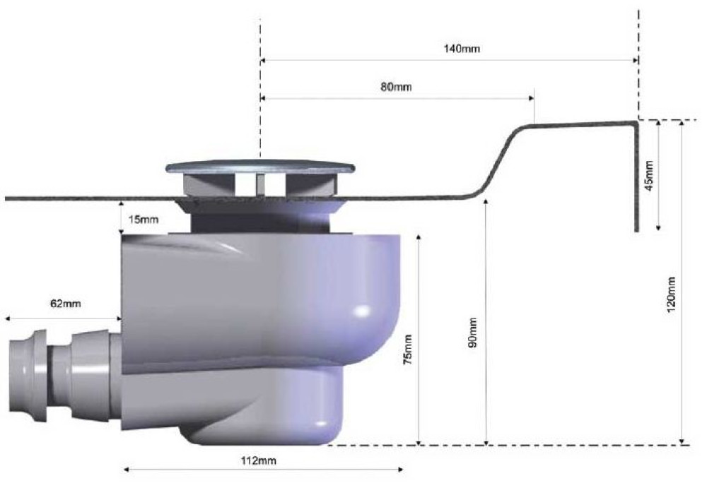 Aquadart AQ630 Fast Flow Waste