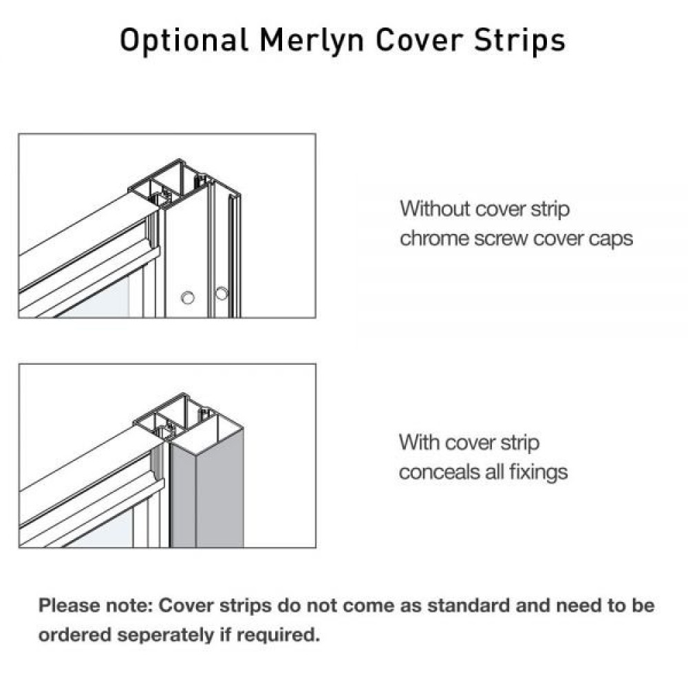 Merlyn MBox Sliding Shower Door 1100mm | MBS1100