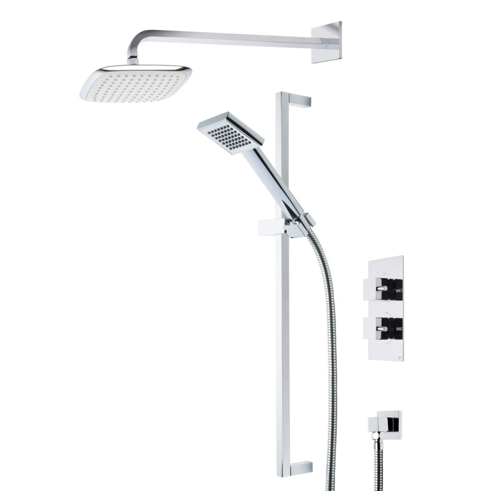 Roper Rhodes Event Square Dual Function Shower System with Fixed Shower Head SVSET17