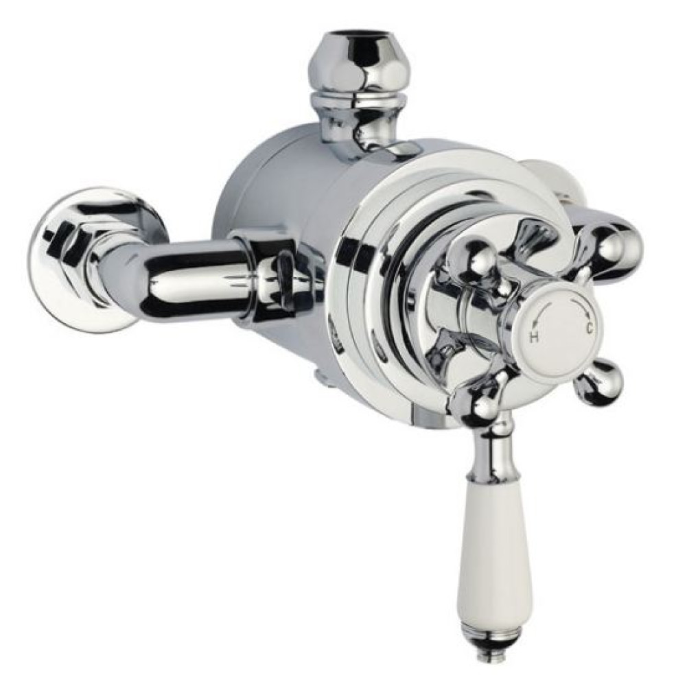 Hudson Reed White Topaz Exposed Dual Shower Valve | TSVT104