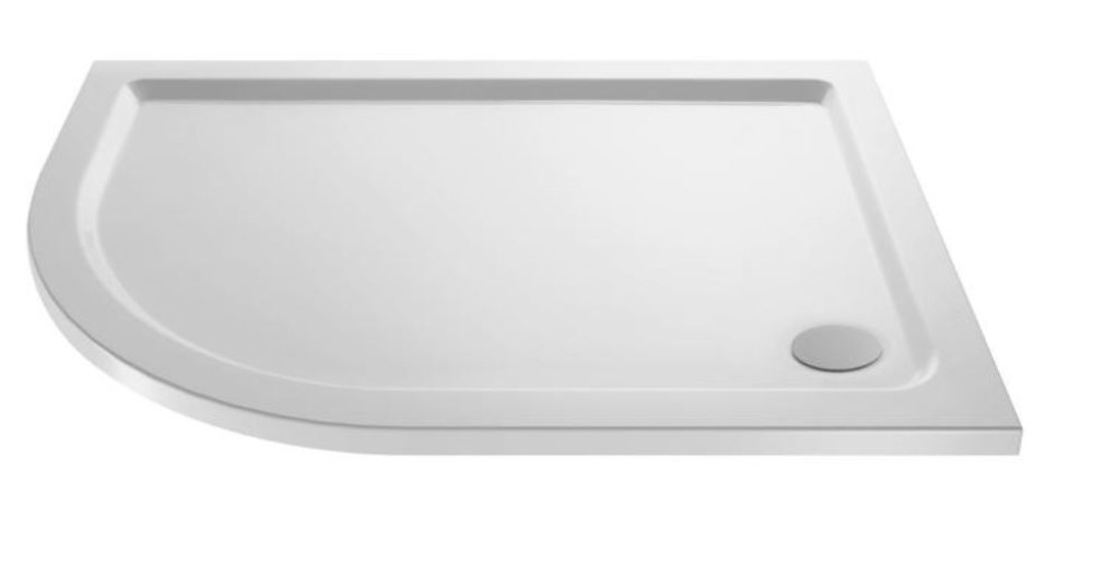 Premier Pearlstone Offset Quadrant Shower Tray 900 x 800mm LH