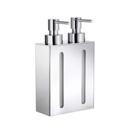 Smedbo Outline Soap Dispenser Wallmount, 2 containers