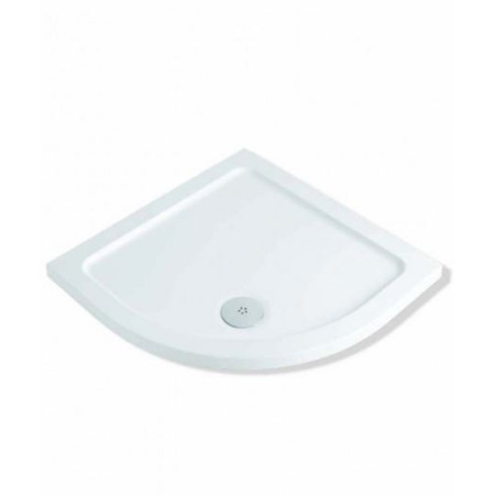 900 x 900 Quadrant Low Profile Shower Tray With Upstands