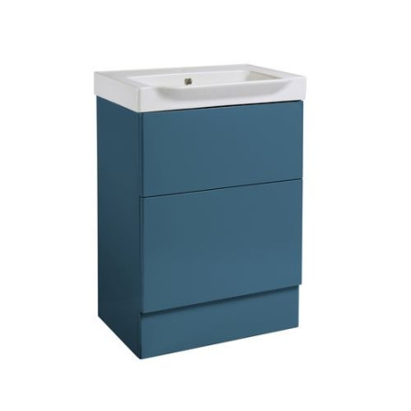 Roper Rhodes Academy 600 Freestanding Basin Unit - Derwent Blue