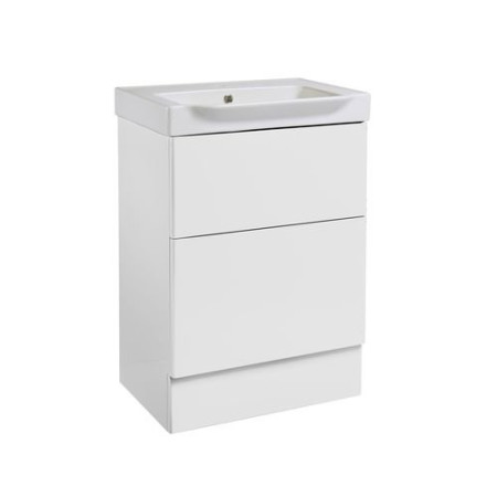 Roper Rhodes Academy 600 Freestanding Basin Unit - Gloss White