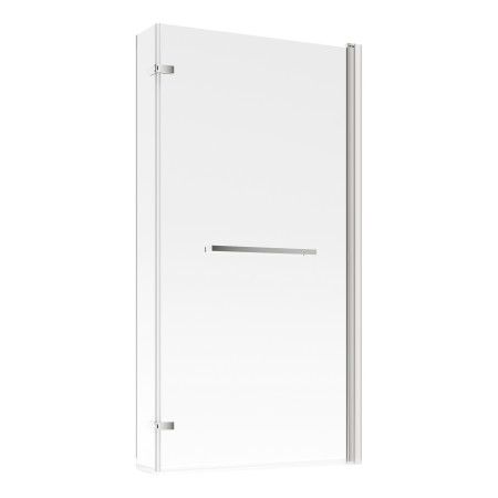 Ajax 1500mm Chrome 6mm L Shaped Bath Screen