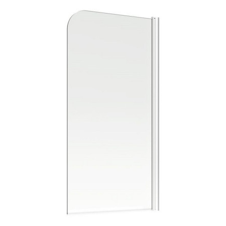 Ajax 1500mm Chrome 6mm Single Curved Bath Screen