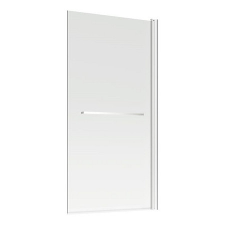 Ajax 1500mm Chrome 6mm Single Straight Bath Screen with Rail