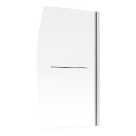 Ajax 1500mm Chrome 6mm Space Saving Bath Screen