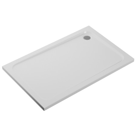 AJAX116975 Ajax 2Go 1400 x 700mm Rectangular Shower Tray Angled Left