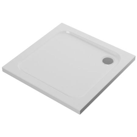AJAX116990 Ajax 2Go 800 x 800mm Square Shower Tray Angled Right