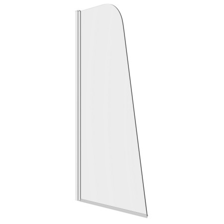 AJAX111429 Ajax 6mm Chrome 1400mm Sail Bath Screen Close Up
