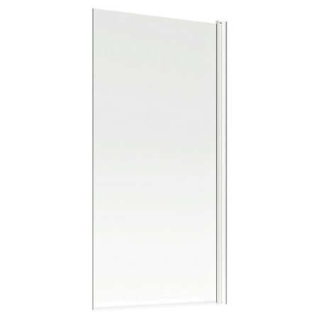 AJAX108067 Ajax 6mm Chrome 1400mm Square Bath Screen Side View