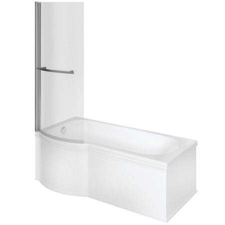 Ajax Barcon 1700 x 850mm Left Hand P Shaped Supercast Shower Bath