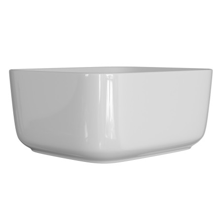 AJAX104936 Ajax Barnetby 420mm Deep Ceramic Countertop Basin Front View