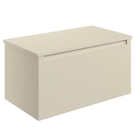 Ajax Barnoldby 800mm Wall Hung Matt Cotton Vanity Unit with Worktop