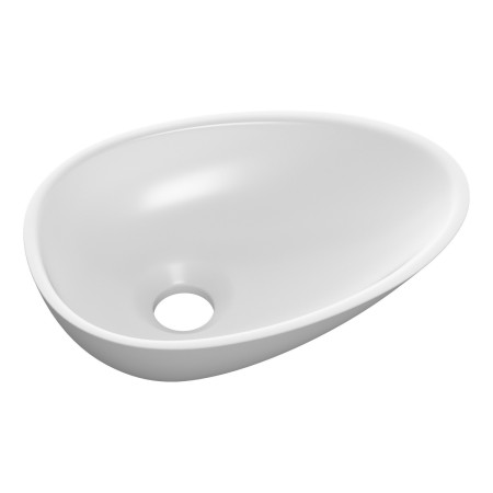 Ajax Barton White Resin 320mm Mini Countertop Basin
