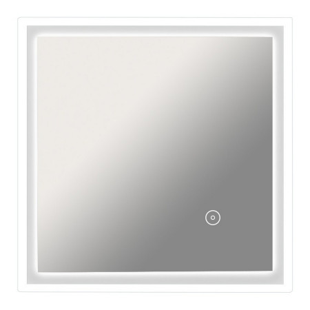 Ajax Berberis 500mm Square Back Lit LED Bathroom Mirror