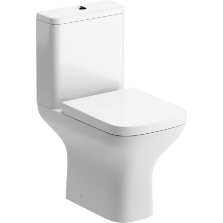 Ajax Binbrook Close Coupled Comfort Height Rimless WC with Wrapover Seat