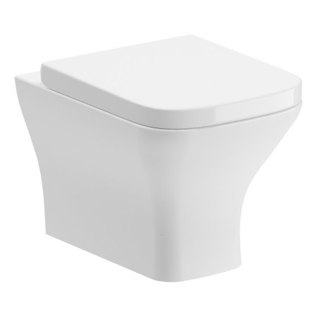 Ajax Binbrook Rimless Back to Wall Comfort Height WC with Wrapover Seat