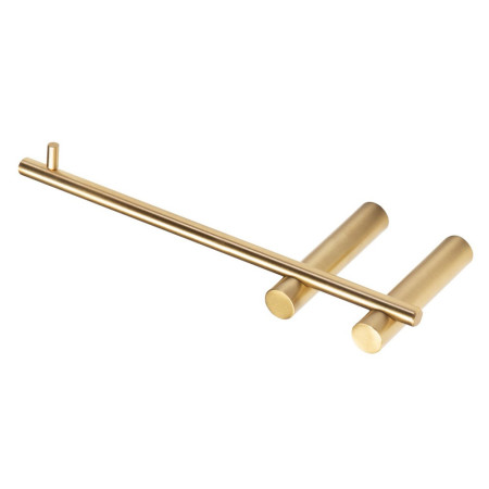 AJAX105484 Ajax Bradley Brushed Brass Toilet Roll Holder