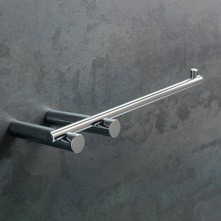 AJAX101679 Ajax Bradley Chrome Toilet Roll Holder Lifestyle