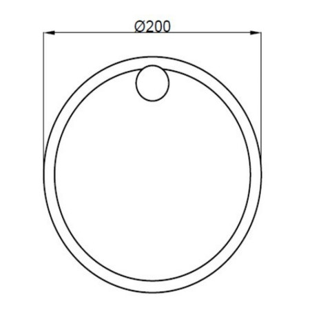 AJAX105480 Ajax Bradley Brushed Brass Towel Ring Dimensions