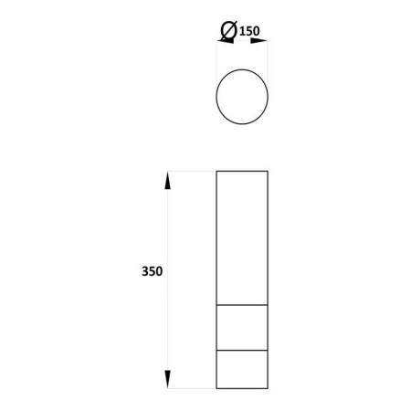 AJAX105483 Ajax Bradley Brushed Brass Robe Hook Dimensions